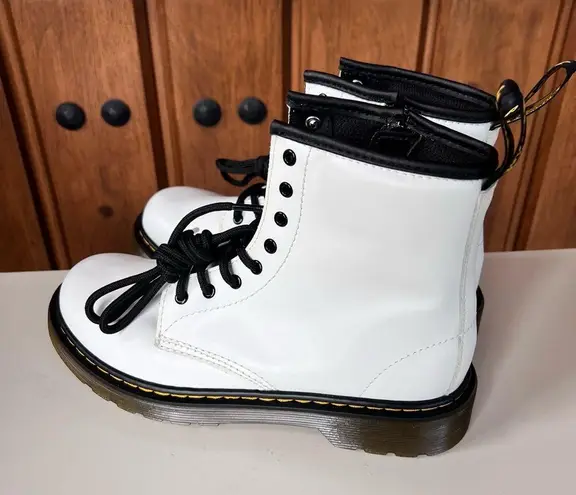 Dr. Martens NEW! Doc Dr. Marten’s White 1460‎ Combat Boots Size 5L