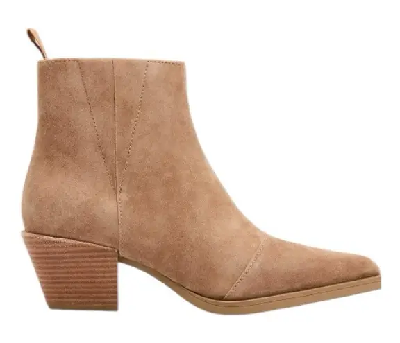 NWOB Rag & Bon Dart Suede Tan Brown Camel Taupe Ankle Boot Bootie Pointed Toe 10