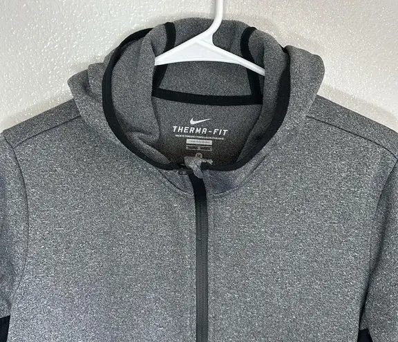 Nike  Therma Fit Gray Zippered Sweater Jacket