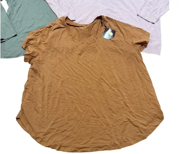 Ava & Viv Womens Plus 4X Bundle 3 Tops Tunic Mock Neck Sweater Shirts NEW NWzt