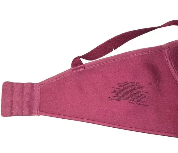 Warners Bra Womens 40D Used Wirefree RM1011 Berry Size undefined