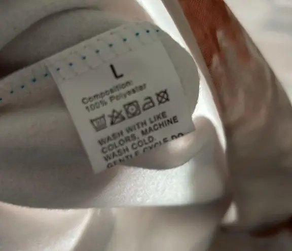 Leaf print hoodie Size L