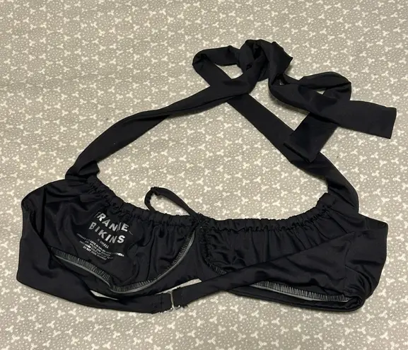 frankie's bikinis Black Bernie Halter Top