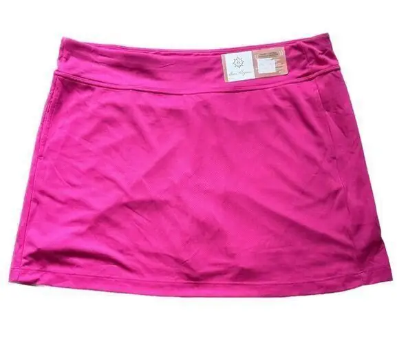 BEN HOGAN 16" Solid Ventilated Skort Golf Tennis Athletic Knit Raspberry NWT 2XL Pink Size 2X