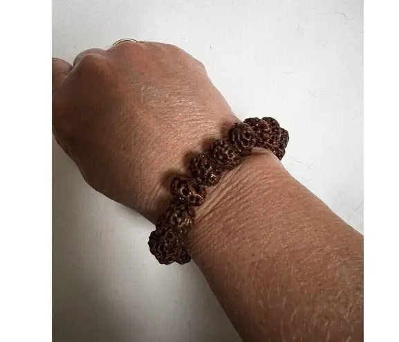 B2G1 Bodhi Prayer Beads Mala Bead Wood Bracelet Beaded Stretch 0269