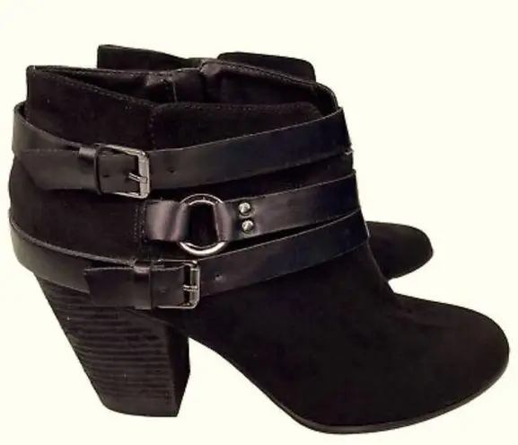 Carlos Santana Carlos by Hollie Black Ankle Boot Booties Women’s 9M preowned