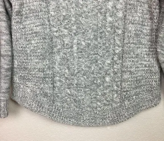 it's our time Heathered Gray Knit Sweater Sz XL