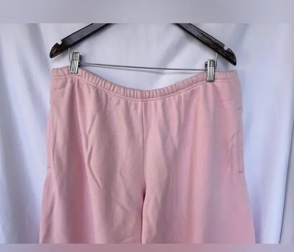 SKIMS Pink Cotton Fleece Classic Jogger Lounge Pants Cherry Blossom Size 4X
