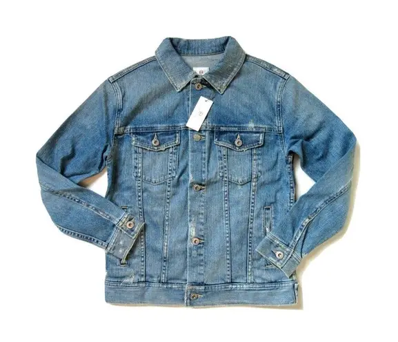 AG Adriano Goldschmied NWT AG Jeans Adriano Goldschmied Nancy 17 Year Grunge Boyfriend Denim Jacket XS