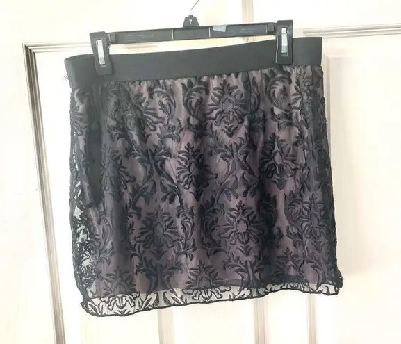 Bailey 44 lace overlay mini skirt