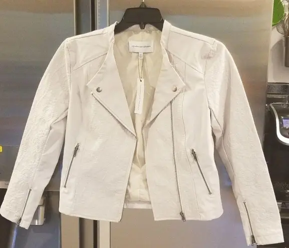 Cupcakes and Cashmere 💕💕 Faux Leather Moto Jacket