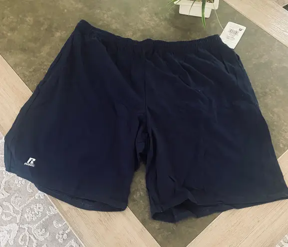 Russell Athletic Unisex Essential Jersey Cotton 10" Shorts with Pockets