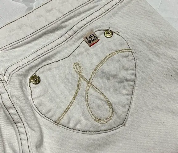 Juicy Couture Vintage  White Bermuda Jeans