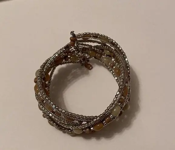 Women’s Chunky Stretchy Bracelet Cuff Beaded Multi Color