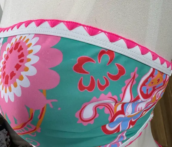 Boutique floral multicolor bikini