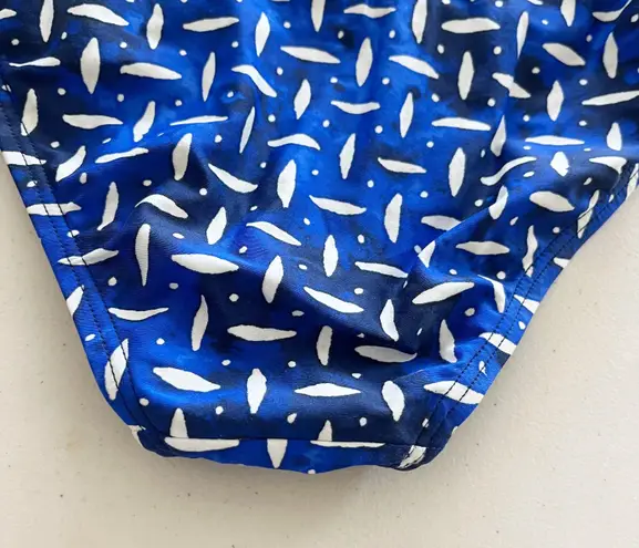 La Blanca Blue Daily Grind Print Standard Hipster Bikini Swim Bottom