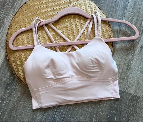 Lululemon  like a cloud sports bra strawberry milkshake pink