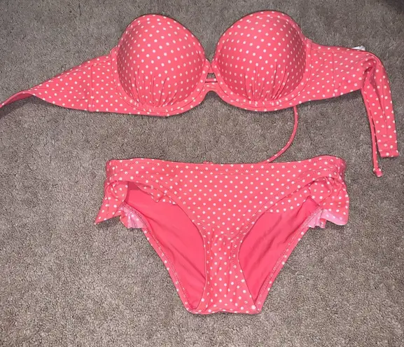 American Eagle Strapless bikini set