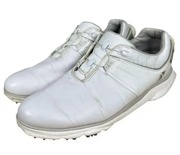 Footjoy FJ Pro SL Boa White Leather Golf Shoes 98137 Women's Size 8.5