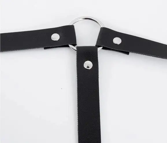 Harness Suspender Belt Black New