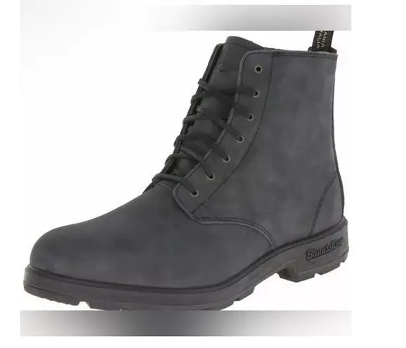 Blundstone NWT 1931 Grey Leather Lace Up Boots Size 3.5AUS6.5 US