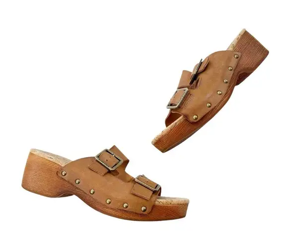 Kork-Ease NEW Saffron Slide Clog Sandal Brown Terra Size 9