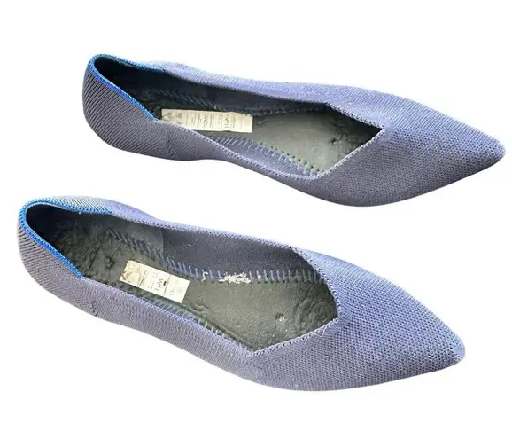 Rothy's Rothy’s Sz 11 The Point Flat Mink Dusty Purple Shoes Retired Color Pointed Toe