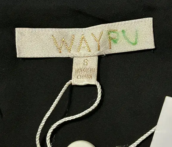 WAYF Norton One Shoulder Mini Dress