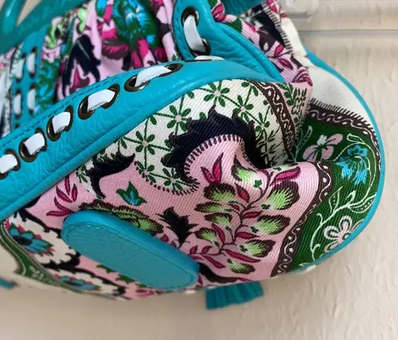 Fiore Isabella Swiss Miss Wood Handle Frame bag