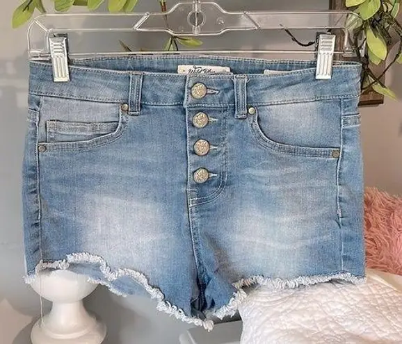 Wild Blue  Denim Jean Shorts Womens 3