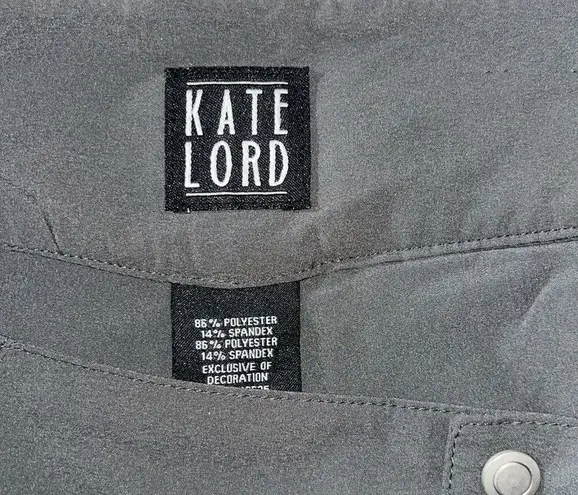Kate Lord Size 10 Dark Gray 3 Pocket Athletic Skort