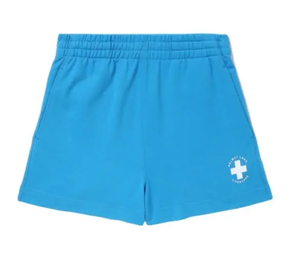 Helmut Lang NWT Cotton Lifeguard Shorts Blue Small