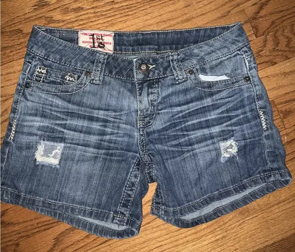 1st Kiss Stylish Blue Jean denim shorts