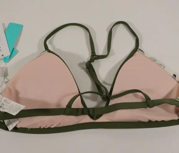 Seafolly NWT X Revolve Palm Beach Bikini Top Size 12
