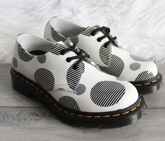 Dr. Martens  1461 Women's Polka Dot Smooth Leather Oxford Derby Shoes