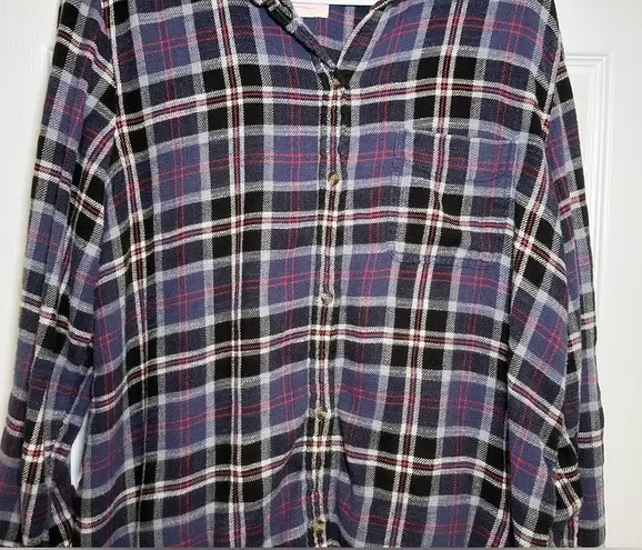 American Eagle  Size XL Super Soft Oversized Fit Flannel Long Sleeve Shirt