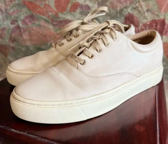 Nisolo Brand Nisolo Handcrafted Elayna Sneakers in Latte womens 7.5