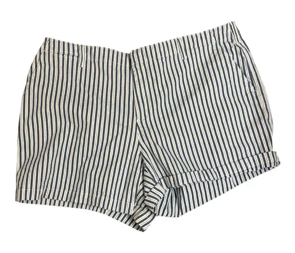 Lane Bryant Size 22W Plus Nautical Navy Stripe Shorts – Nautical Coastal Style Black