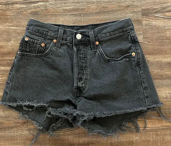 Levi's 501 Shorts Jeans Black