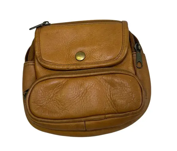 Jordao Vintage Genuine Leather Crossbody Sling Camera Bag Travel Organizer Tan