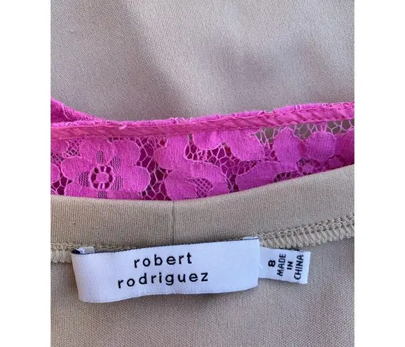 Robert Rodriguez Must Have Pink Lace Tee Shirt 8