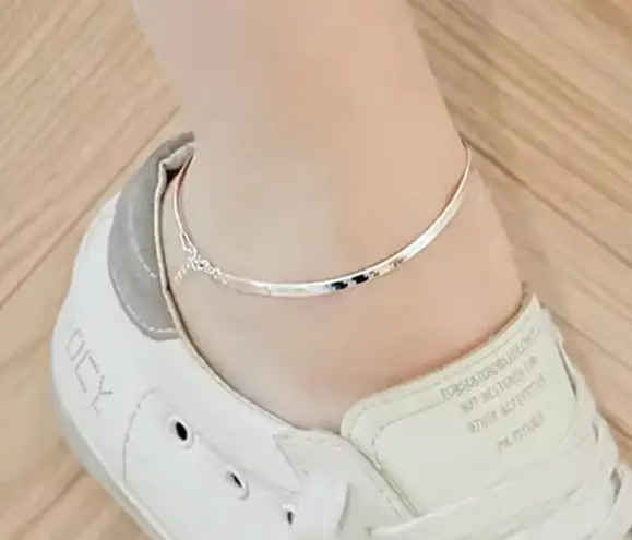 Boutique Silver‎ Anklet, Ankle Snake Chain Anklet | 925 Sterling Silver