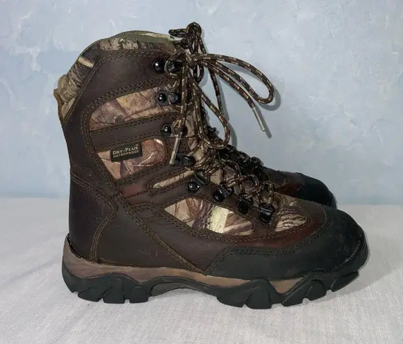 Cabela's 81-3748 Camouflage Leather Thinsulate Ultra Dry Hiking Boots Women’s 6M