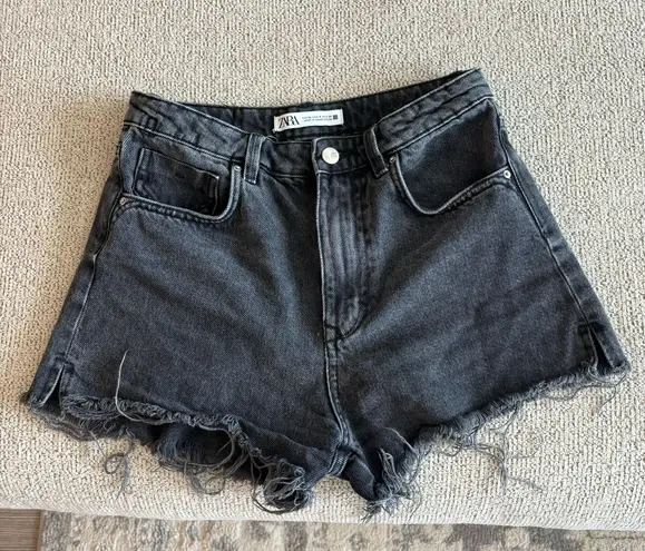 ZARA Black Jean Shorts