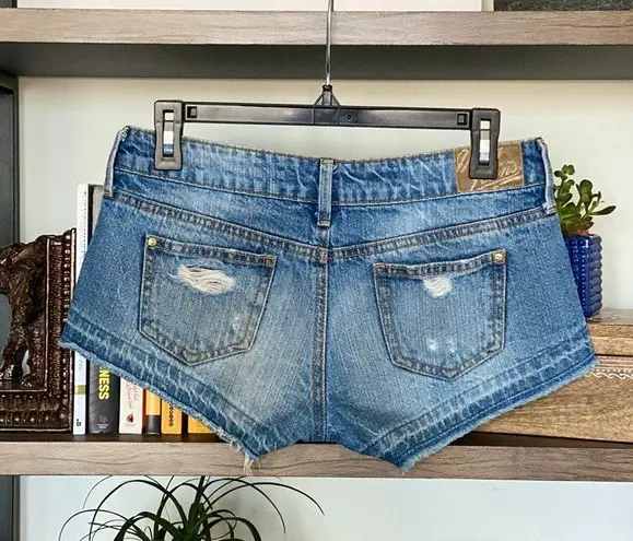 Mango Cut Off Denim Shorts