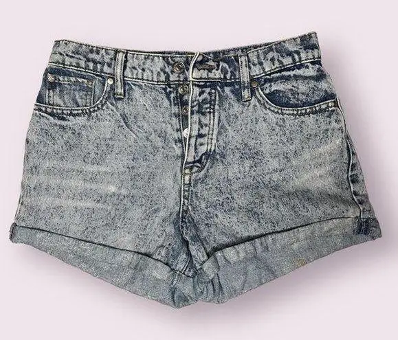 CP Jeans  Acid Wash Mom Denim Shorts