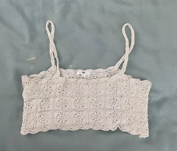 Nordstrom Cream Crotchet Tank