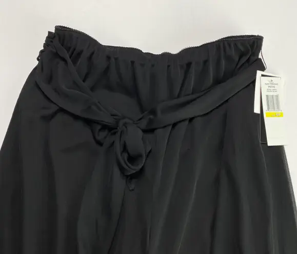 Alex Evenings Alex evening’s Black sheer overlay occasion pant