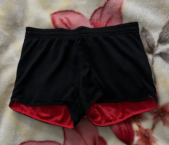 Medium Irreversible Red Black Mini Running Shorts