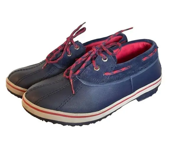 L.L. Bean rangeley two eye moc boots size 7 Blue